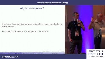 These 10 tricks that only library implementors know! - Jonathan Wakely & Marshall Clow