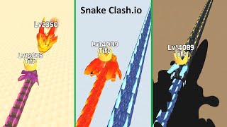 Snake Clash io Big Long Snake - ALL BOSSES [Hack]
