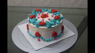 Red Rossates Make A Beautiful Cake
