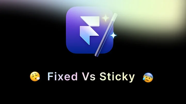 Fixed Position vs Sticky Position in Framer (What's the difference?)
