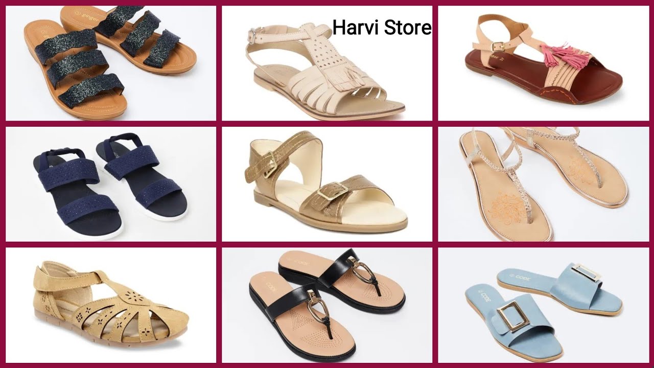 Light Weight Flat Summer Sandals / Slippers For Girls /Women | New Comfertable Footwear Ideas 2020