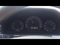 Mercedes 2001 W210 E320 V6  0 - 200KM Hız testi (Speed test)