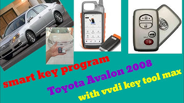 Toyota Avalon smart key programming saudi #carkey #carlocksmith #automobile #keyprogramming