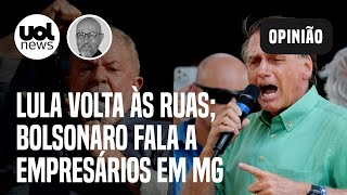 Lula volta às ruas em berço político, e Bolsonaro fala a empresários em MG em agenda no 2º turno