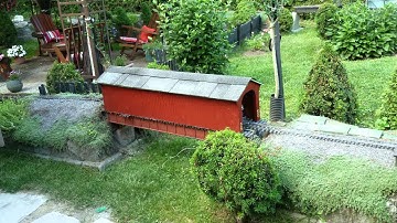 G scale coverd bridge