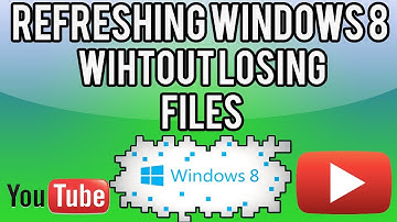 How To Refresh Windows 8 Reset WITHOUT Loosing Data!!
