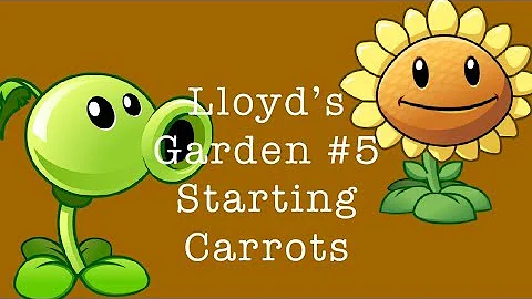 Lloyds Garden #5 Starting the Carrots
