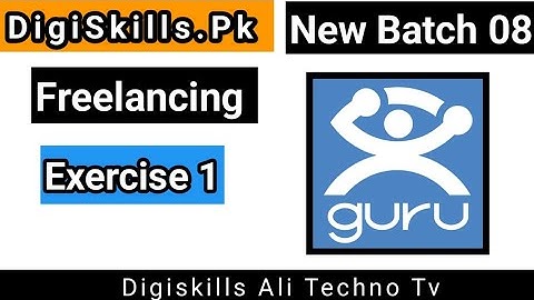 Freelancing Exercise 1 Batch 8 Digiskills | digiskills 2.0 freelancing exercise 1 solution batch 8