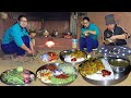 Mix vegetable recipe green dal and rice cooking in nepali village kitchenvillage cookings