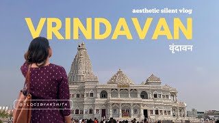 prem mandir | bankebihari mandir | a day in vrindavan,travel,trip,aesthetic indian | slice of life💖