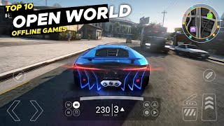 TOP 10 New Offline Open World Car Games for Android & iOS 2024 Part 2 • Best Roleplay Games screenshot 3