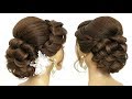 Easy Bridal Updo Tutorial.  Wedding Prom Hairstyles For Long Hair