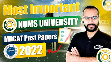 MDCAT Past Papers | NUMS 2022 | Physics Section | ECAT/MDCAT