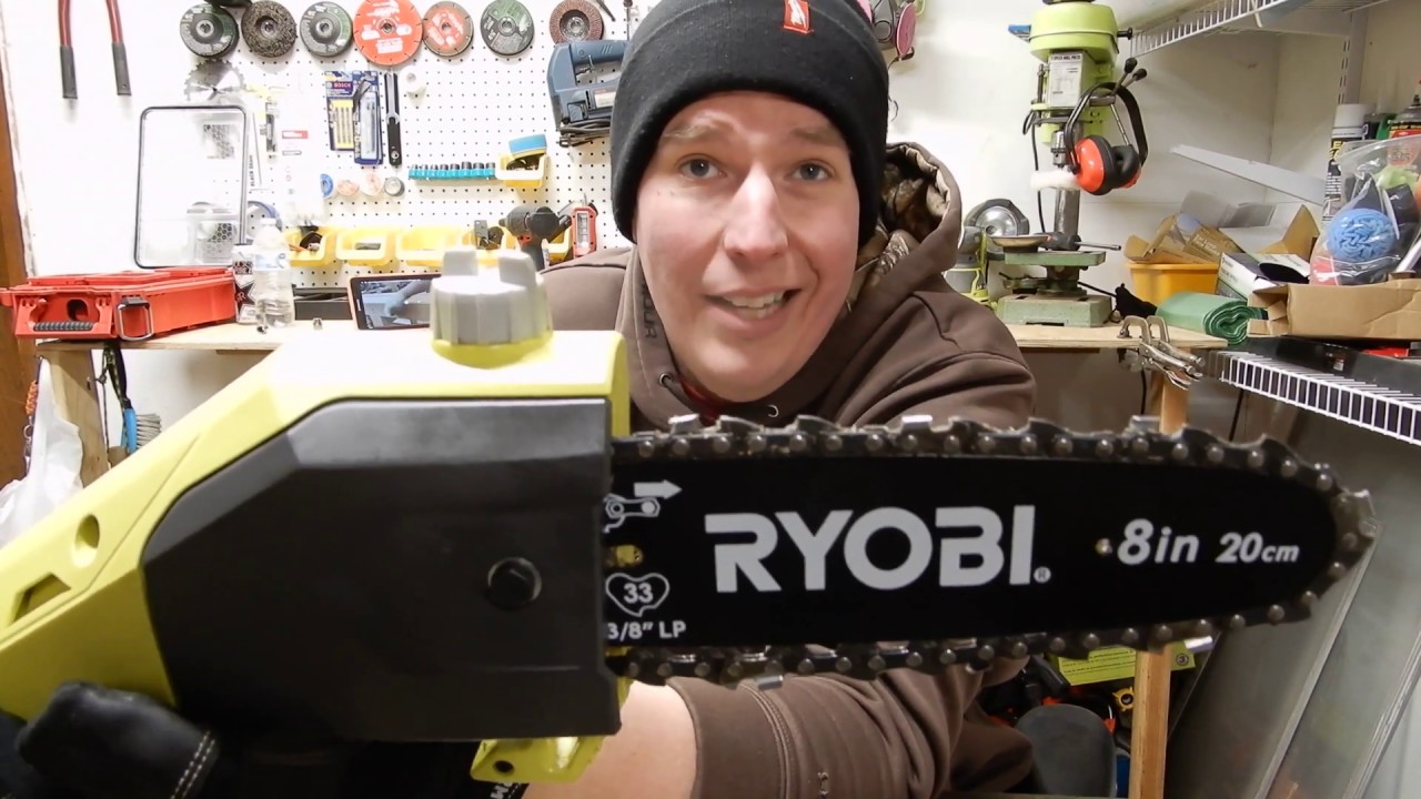 Ryobi Pole Saw unboxing and review !!! YouTube