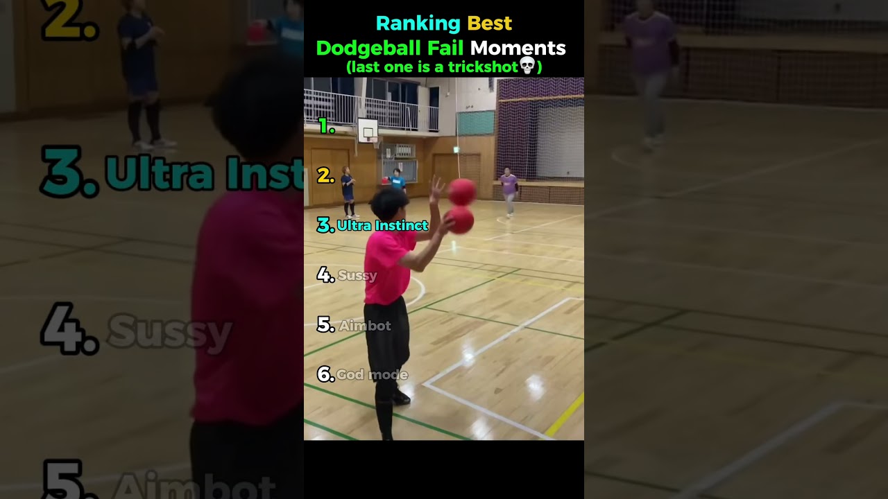 Ranking Best Dodgeball Fails 😭 #dodgeball #funny #sports