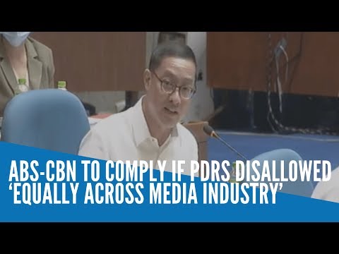 ABS-CBN to comply if PDRs disallowed ‘equally across media industry’