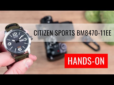 HANDS-ON: Citizen Sports Eco-Drive BM8470-11EE - YouTube