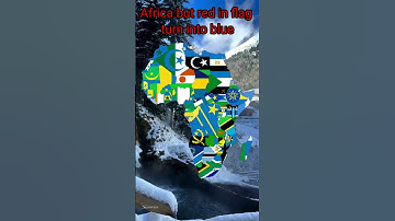 africa but red in flag turn into blue #colors #map #flag #shorts #geography