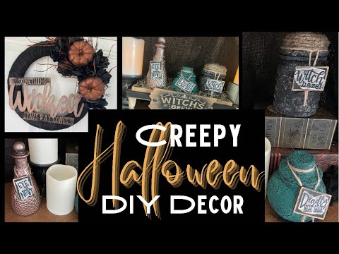 How to create Super Creepy Halloween Decor on a budget!! - YouTube