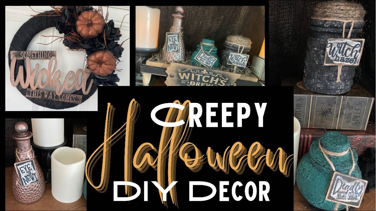 How to create Super Creepy Halloween Decor on a budget!! - YouTube