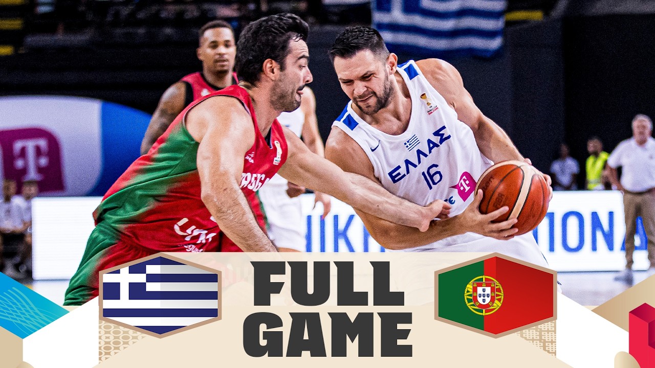 Greece v Portugal | Full Basketball Game | FIBA Basketball World Cup 2027 European Qualifiers