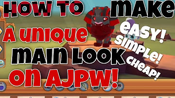 AJPW: HOW TO MAKE A UNIQUE MAIN LOOK (INSTORE ITEMS) || ANIMALJAM PLAYWILD || ANIMAL JAM PLAY WILD |