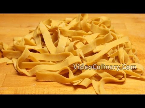 Fresh Yolk Pasta Dough Recipe Hand Cut Video Culinary-11-08-2015