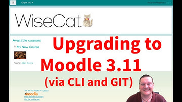 Upgrading to Moodle 3.11 using GIT