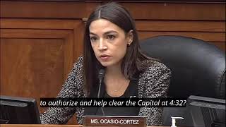 Rep. Ocasio-Cortez Questions Former Acting Sec. of Defense Miller on January 6th Capitol Attack
