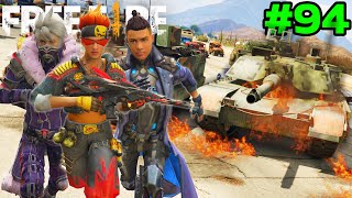 Free Fire ยอดนักซิ่ง พี่โครโน่สั่งรถถังป่วนเมือง! EP94 |GTA V Mods