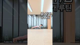 #오늘의푸쉬업 15개 루틴 ☝️🤩 이렇게 3판 #요가필라분다