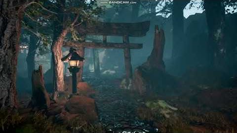 UNREAL ENGINE 4 Level design JAPANESE VILLAGE TEST_02