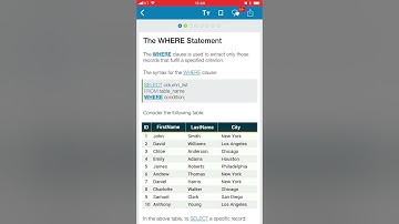 [SoloLearn SQL]WHERE構文