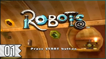 Robots (PS2/GCN/Xbox/PC) - Level 1: Rivet Town, Part 1 (100%) | No Commentary