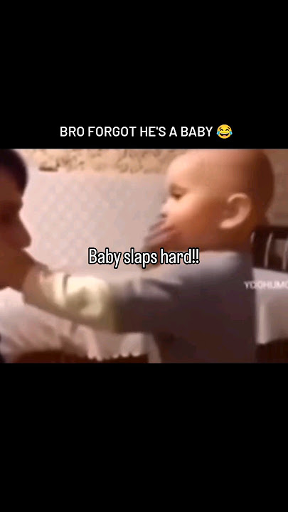 This baby slaps hard!😅 #funny #dad #baby