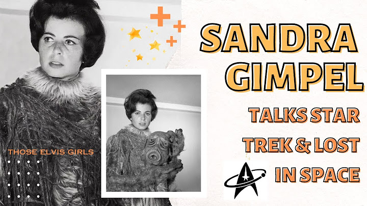 BONUS Episode! SANDRA GIMPEL, the Salt Vampire from Star Trek, talks about the show!