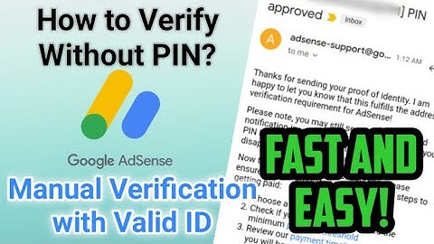 Fast and Easy Google AdSense Verification Without PIN | Manual Google Adsense Verification