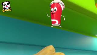 Hamburger Rescue Team | Yummy Foods Animation | Nursery Rhymes | Kids Songs | BabyBus