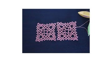 # shuttle Tatting # square motif ||in Tamil with English subtitle || thread and needle