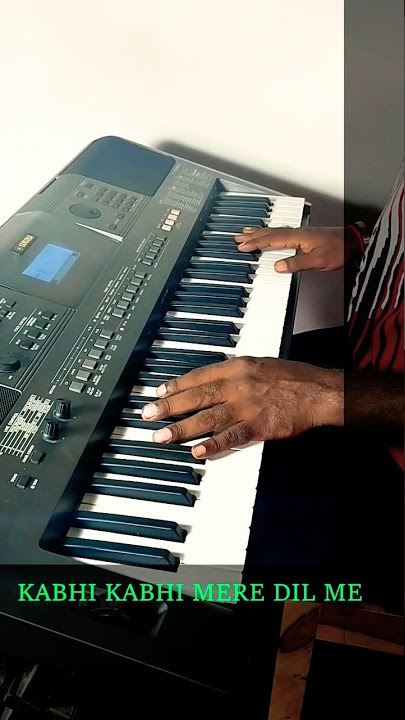 kabhi kabhi mere dil me | Lata | mukesh| keyboard instrumental