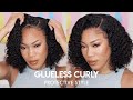 CURLY BEGINNER FRIENDLY PREPLUCKED + PREBLEACHED BURMESE CURLY WIG | HERGIVEN HAIR