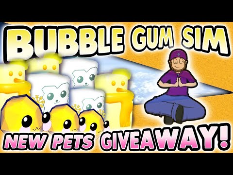 Bubble Gum Giveawaynewest Holiday Pets Live Event - new legendary codes pets 300m event and more roblox