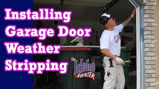 How To Replace Garage Door Weather Strips.  Home Energy Hacks.