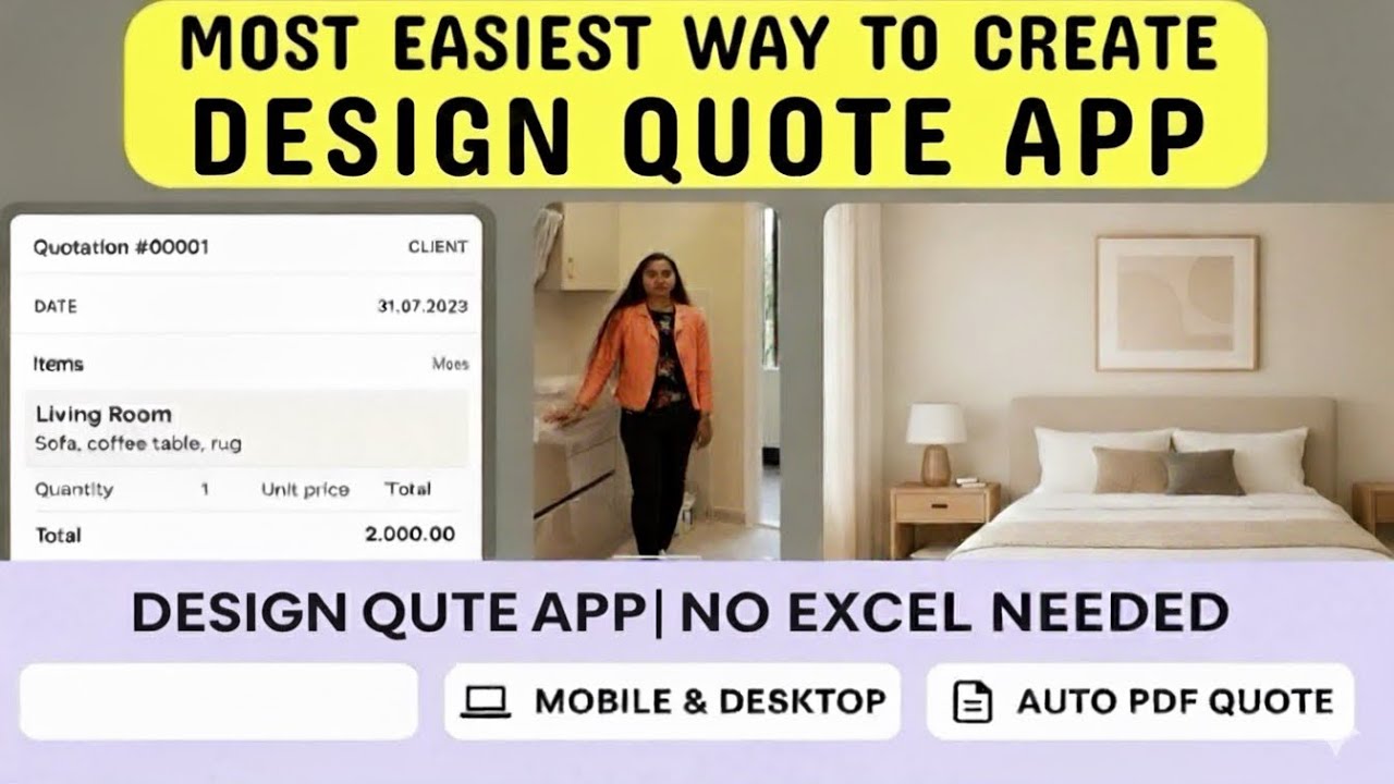 Most Easiest Way to Create Interior Design Quotations – 100% Free App ...