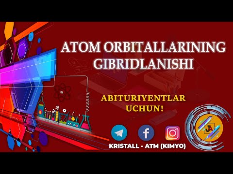 Video: Kislorod atomining gibridlanishi nima?