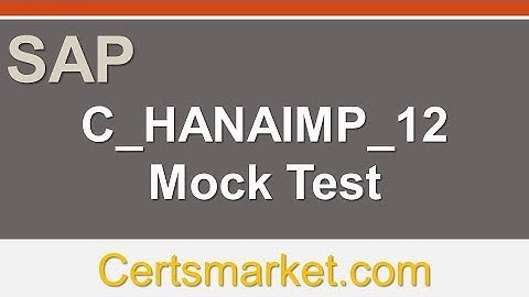 C_HANAIMP_12 Mock Test - The Secret To C_HANAIMP_12 Dumps Revealed