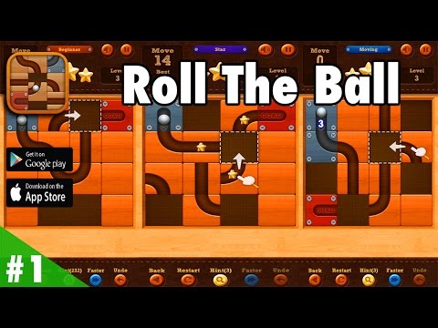 Roll the Ball™ slide puzzle - Gameplay Walkthrough #1 HD (iOS, Android)