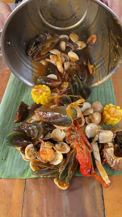 MUKBANG KEPITING KERANG HIJAU UDANG CUMI TERNIKMAT TERLEZAT - ASMR SEAFOOD VIRAL #asmr #seafood