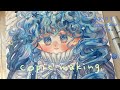 \ コピック / オリジナルイラストメイキング『TornadoBlue』 🌀꙳