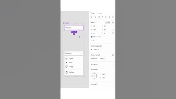 Drop-Down Menu Animation in Figma | Interactive Drop-down Menu | #shorts